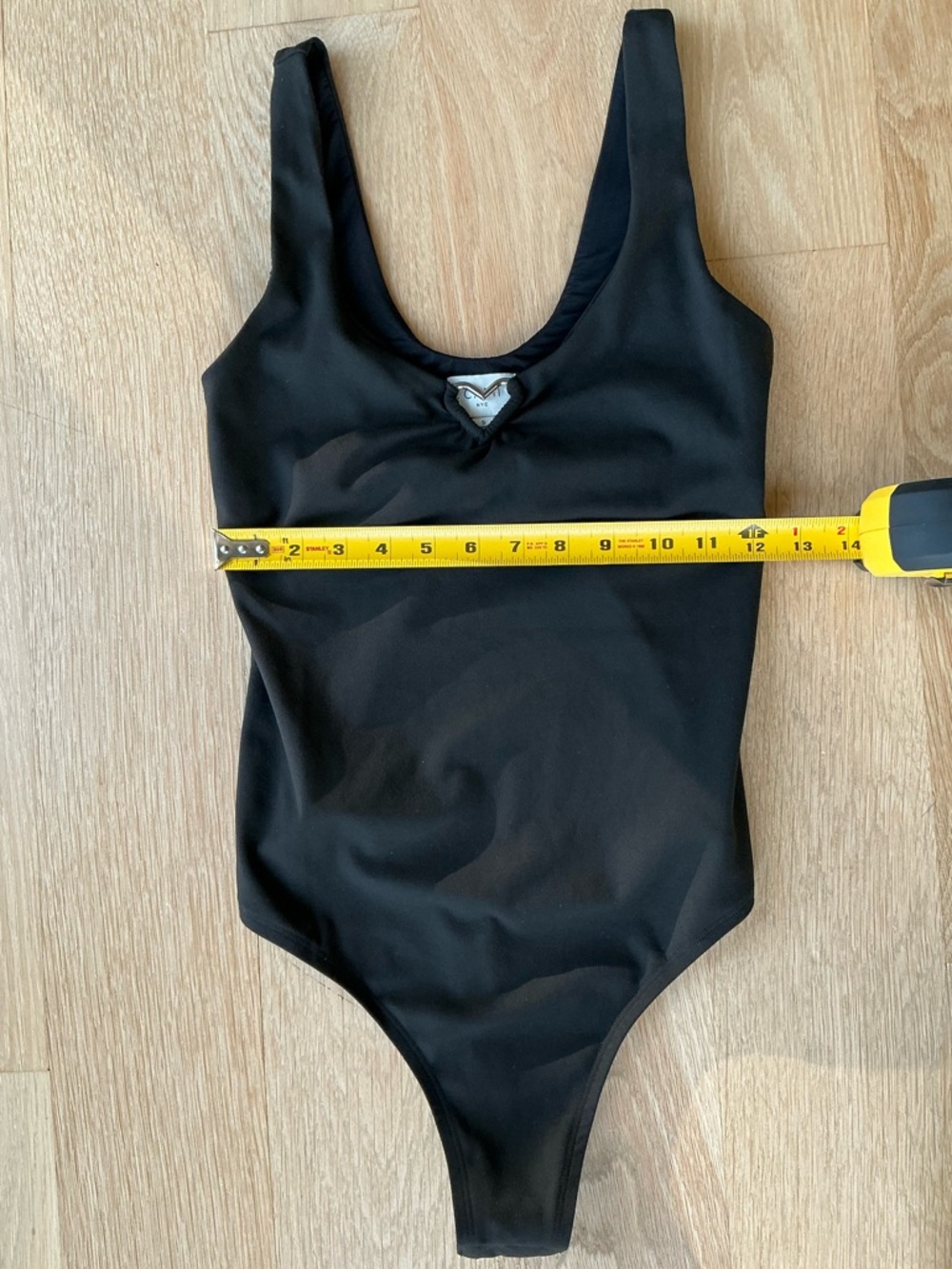 NWT! Cami NYC Camilla Tayma Bodysuit with Heart Ring Festival Black Size Small - Picture 7 of 12